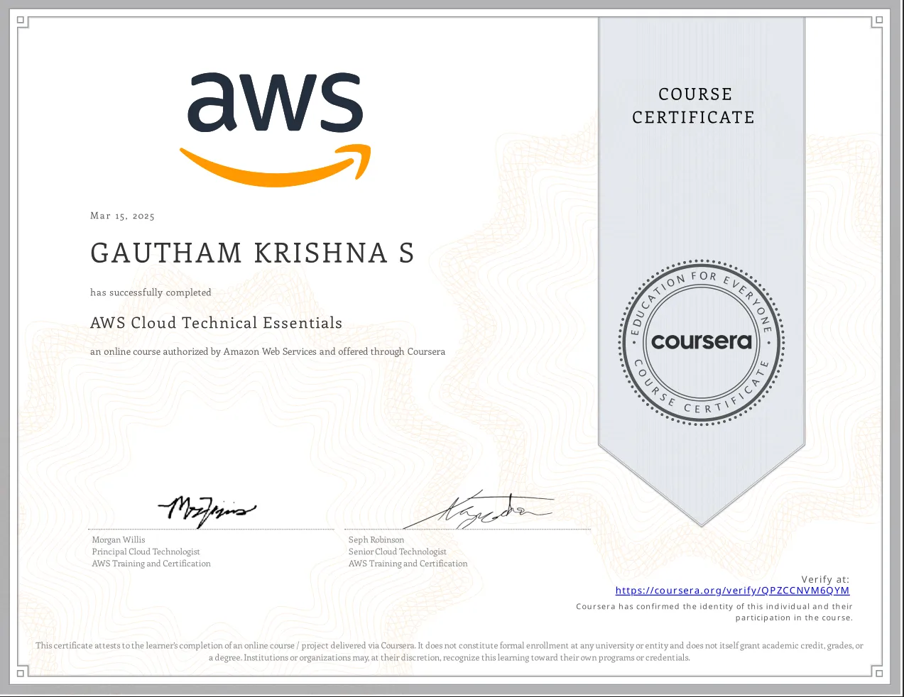 AWS Cloud Technical Essentials